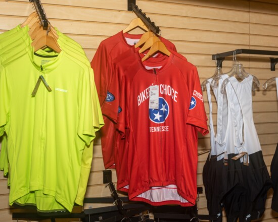 Biker's Choice carries a full line of bike clothing.