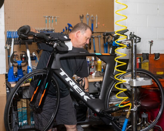 Biker's Choice has a team of trained bicycle technicians.