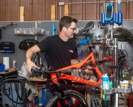 Biker's Choice has a team of trained bicycle technicians.