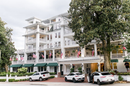 The historic Partridge Inn, known for its sweeping verandas, served as our staycation home base.