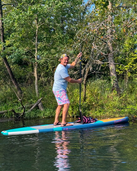 Outdoor Augusta owner Andy Colbert proved to be an excellent guide for our paddle to Stallings Island.