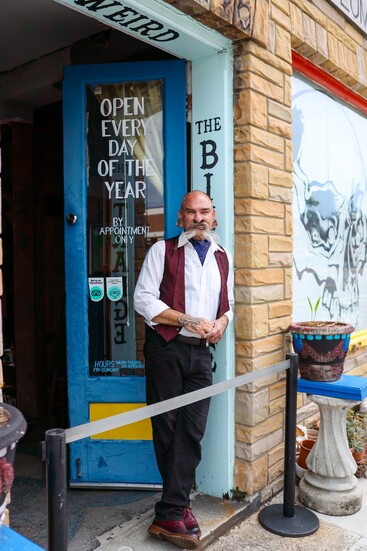 Peter Excho, owner of Pexcho's American Dime Museum.