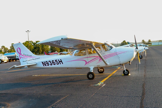 Our ride for a sunset aerial tour of Augusta. Small plane, big views and one unforgettable evening!