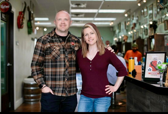 Richard and Ashley Nalder at Redlan's  PC: Redlan's