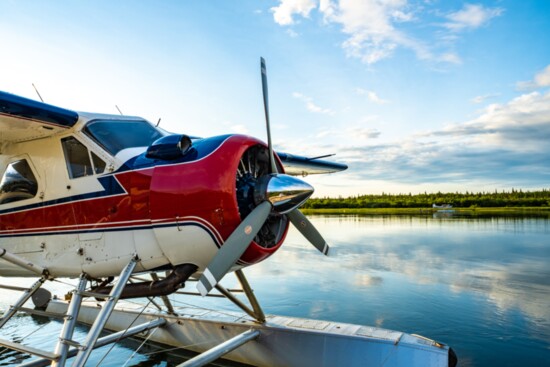 There is a fleet of boats and float planes at the ready to get you on your way.  