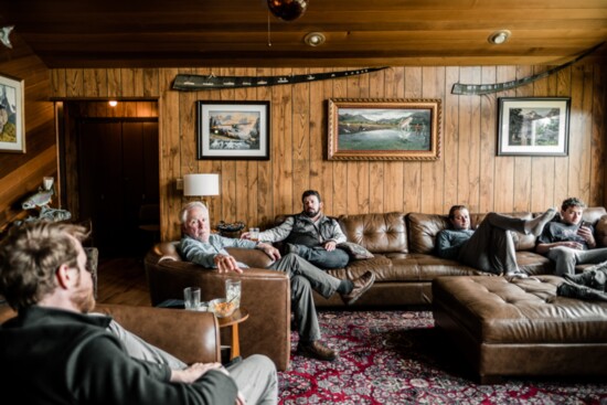 Relaxing in the rustic lodge is the perfect way to unwind after an adventure-filled day.