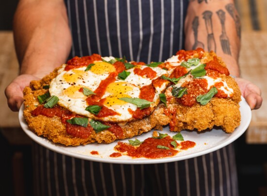 Whole Chicken Parm with Eggs