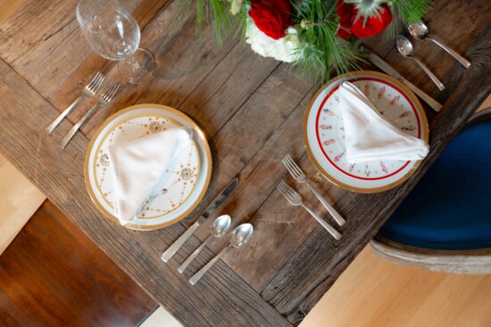 Holiday Table Setting 