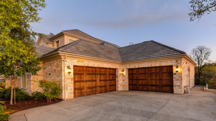 Rejuvenate the home with a garage door facelift.