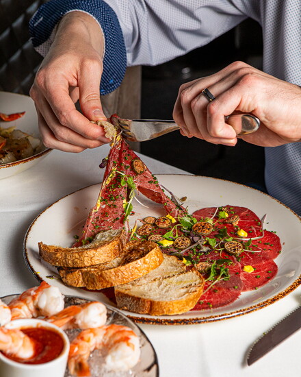 Wagyu beef carpaccio