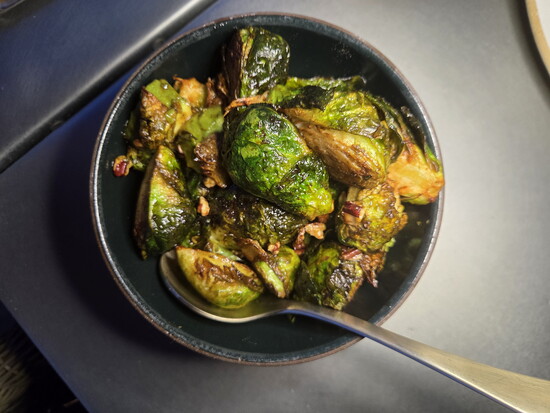 Roasted Brussels Sprouts. Photo Credit: Jennifer Waldera