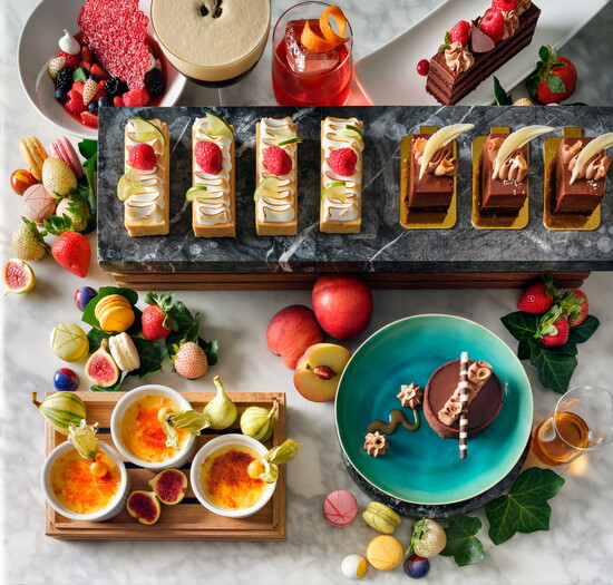 Spread of desserts. Photo Credit: Brandon Barré