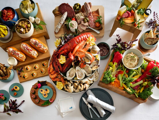 Spread of starters. Photo Credit: Brandon Barré