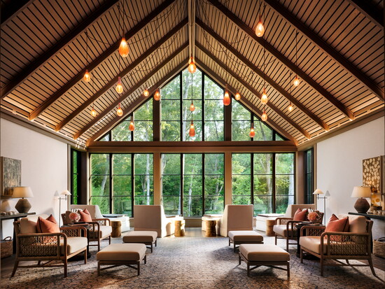Overlook in Keswick Hall's spa. Photo Credit: Brandon Barré