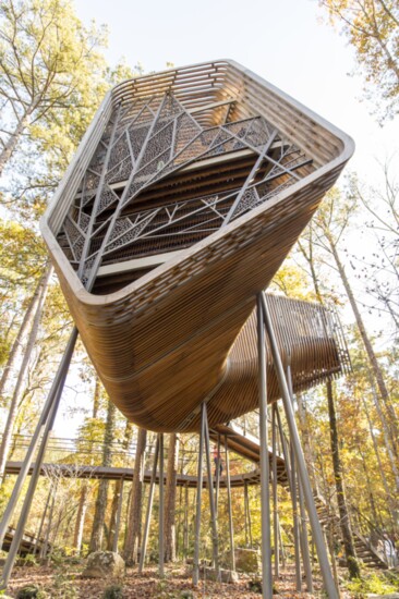 Bob and Sunny Evans Tree House at Garvan Woodland Gardens. Photo credit Hot Springs CVB