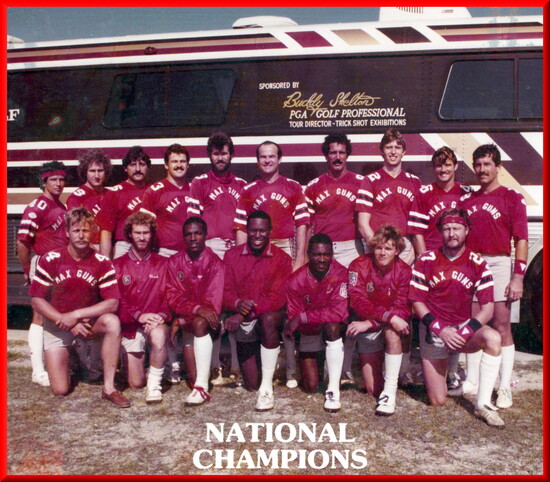 Lowell's flag football national championship team.