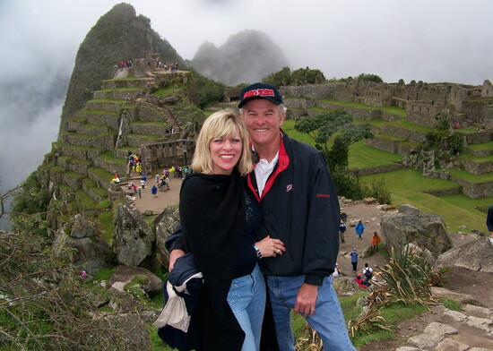 Lowell and Nancy on a trip to Machu Picchu, Peru in 2006.