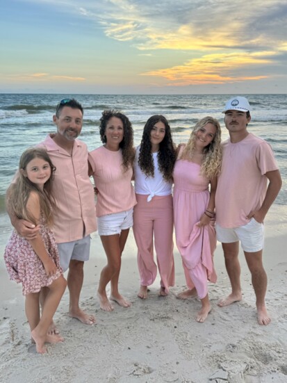 Justin Borim and family