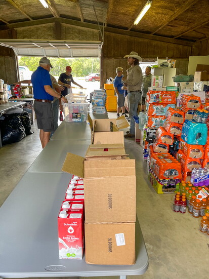 Shalom Austin distribution center for donated items.