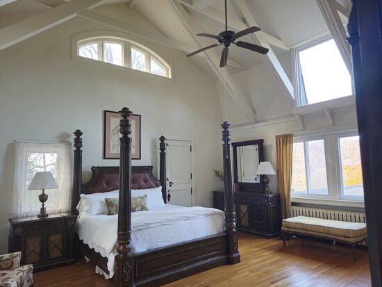 Room for an overnight stay at Garth Newel Music Center. Photo Credit: Trevor Joppich