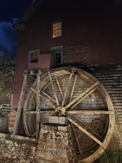 Outside of the Waterwheel Restaurant. Photo Credit: Trevor Joppich res