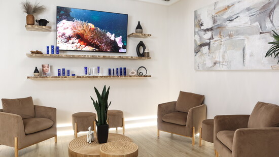 The interior of LifeMed Institute. Photo Credit: Beverly Funkhouser