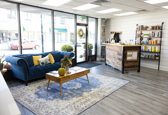 Willow and Waves waiting room. Photo Credit: Ingrid Berrios