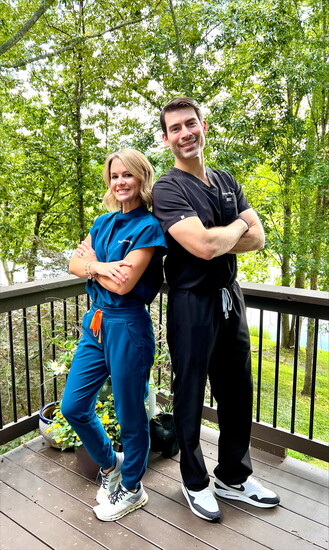 Dr Barroso and her husband Dr Gabriel Marrero