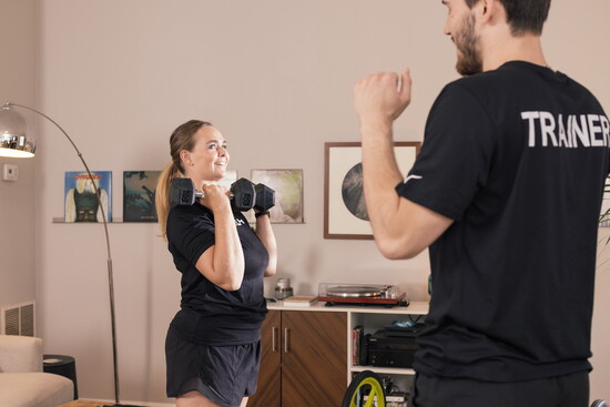 co-owner, Erin Castro, gets in on the workout time. Photo by Dowell & Co. 