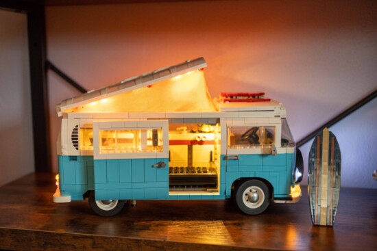 A LEGO 'Vintage' VW Camper Van.