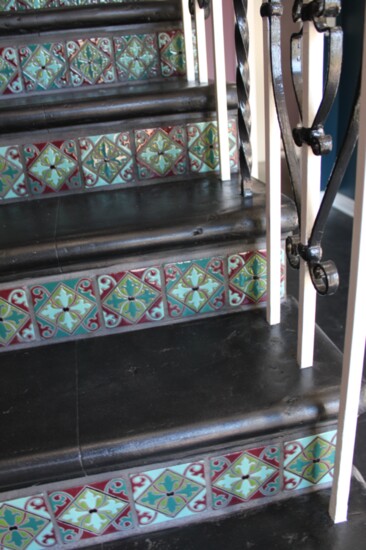 Attention to detail with these one-of-a-kind hand-painted artisan tiles.