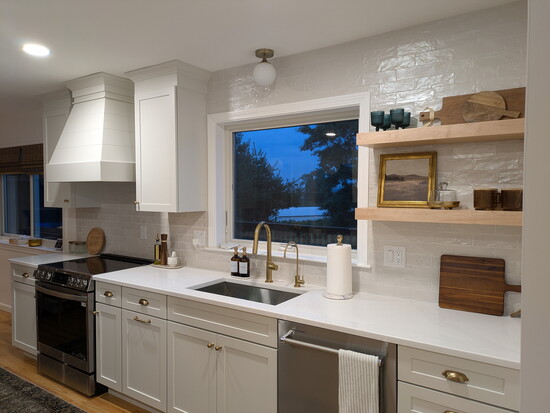 A kitchen remodeled by Revive General Contracting.