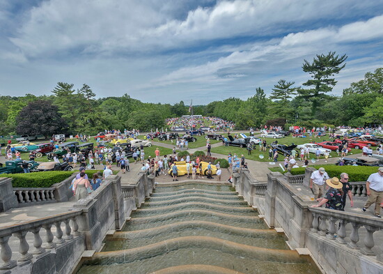 Iconic Ault Park is a spectacular setting for the Cincinnati Concours d’Elegance. 