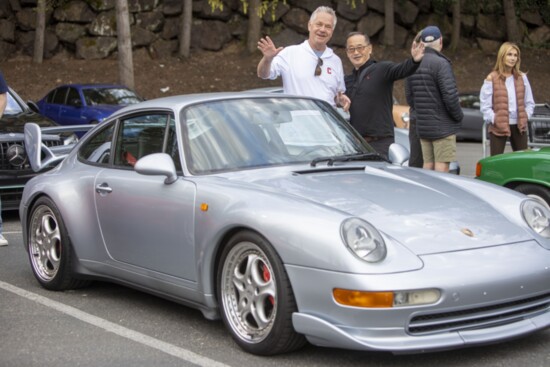 Chris with Greg and 1996 Porsche 993RS (never sold in NA)