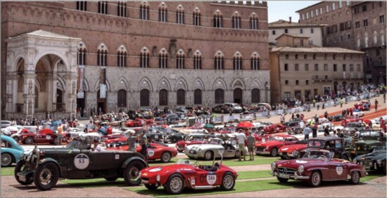 The 2022 1000 Miglia started. and finished in Brescia, Italy.