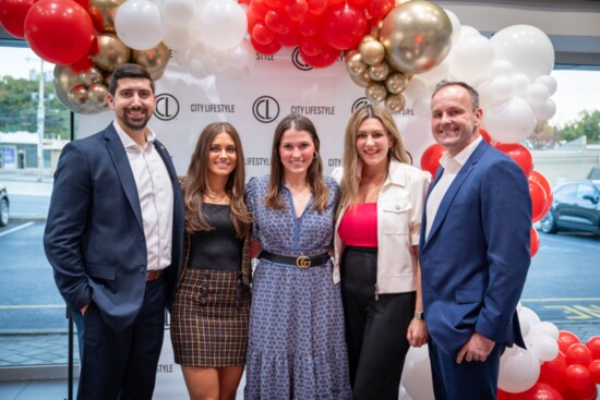 Anthony Rizzo, Lucille Rizzo, Carly Mac Manus Tiffany Slowinski and Jake Slowinski