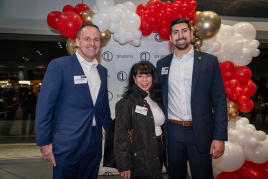 Publishers Jake and Anthony with realtor Sheryl Epstein-Romano