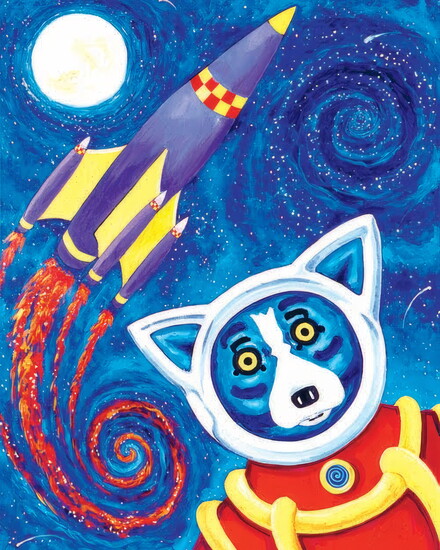 Life's a Blast by George Rodrigue, 2001