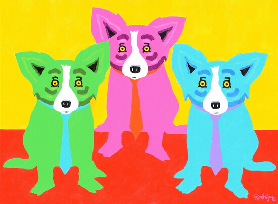 The Dukes of Dixieland by George Rodrigue, 2013