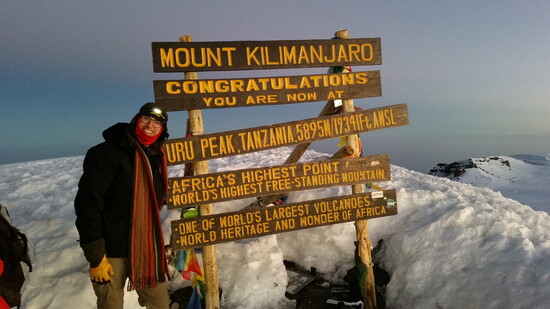 A feat of endurance, Langberg summits Mount Kilimanjaro