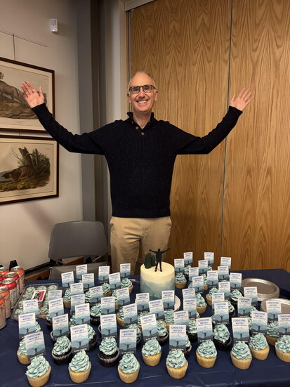 Ridgefield Library event for Langberg’s newest book, Photo by Ashley Hutchings
