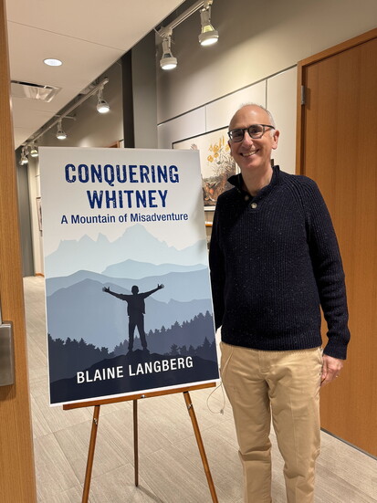 Ridgefield Library event for Langberg’s newest book, Photo by Ashley Hutchings