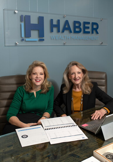 At Haber Wealth Management Tricia and Helen help Conroe families plan for retirement, protect a surviving spouse, and steward wealth across generations.