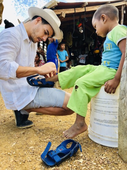 Cesar Torres, founder of Shoes without Borders