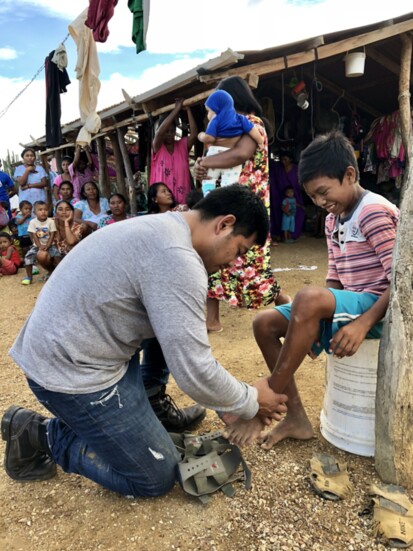 Silvano Pedro, Shoes without Borders 2019 volunteer