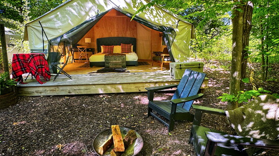 Glamping at The Fields of Michigan in South Haven