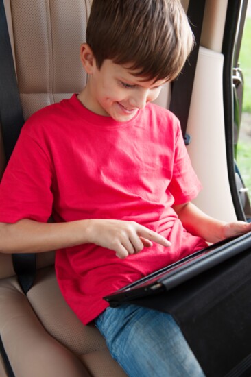 Consider a little extra screen time for the kids on the trip.