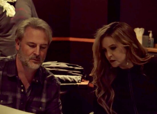 Andy Childs and Lisa Marie Presley