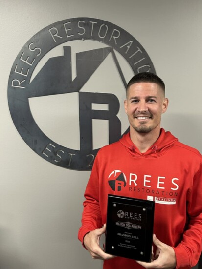 Congratulations to Rees Restoration's Brandon Bell for achieving $1 million in sales already this year. 