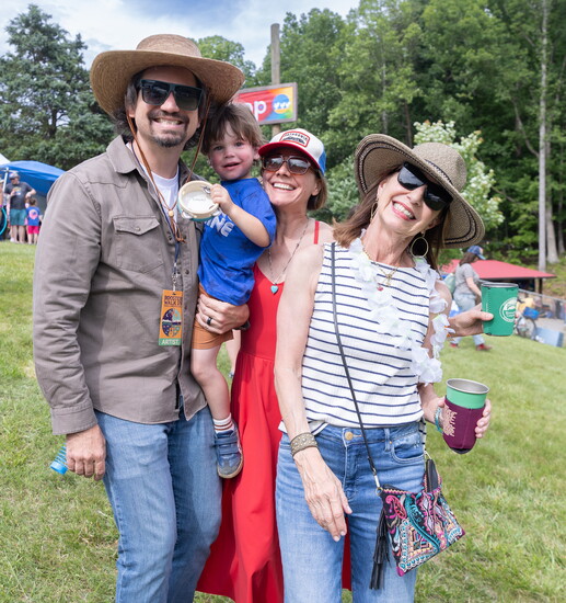People enjoying the Rooster Walk Music Festival. Photo Credit: Bob Adamek Photography